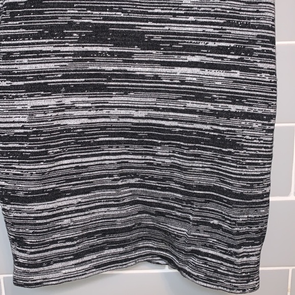 Dynamite Black and Gray Striped Mini Dress - Picture 10 of 13